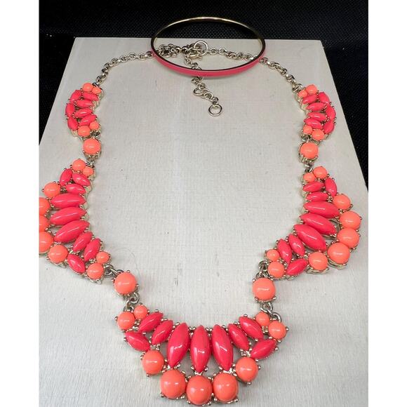 Vintage J.Crew necklace, J.Crew necklace, JCrew bracelet, statement necklace, - Picture 2 of 2